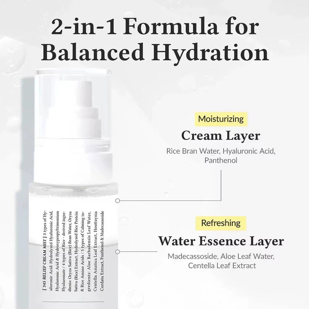 Hyaluronic Acid Dr. Althea 345 Relief Cream Mist 100Ml Original Facial Essence Spray Moisture Hydrating Smoothing All Skin Types