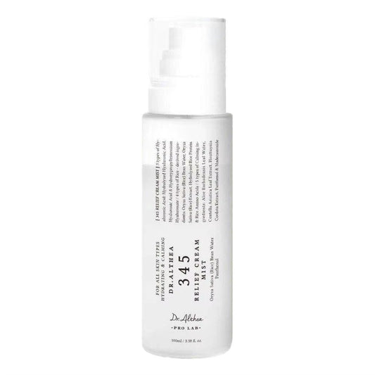 Hyaluronic Acid Dr. Althea 345 Relief Cream Mist 100Ml Original Facial Essence Spray Moisture Hydrating Smoothing All Skin Types