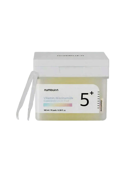 Numbuzin No.5 Vitamin-Niacinamide Concentrated Pad (70 unidades)