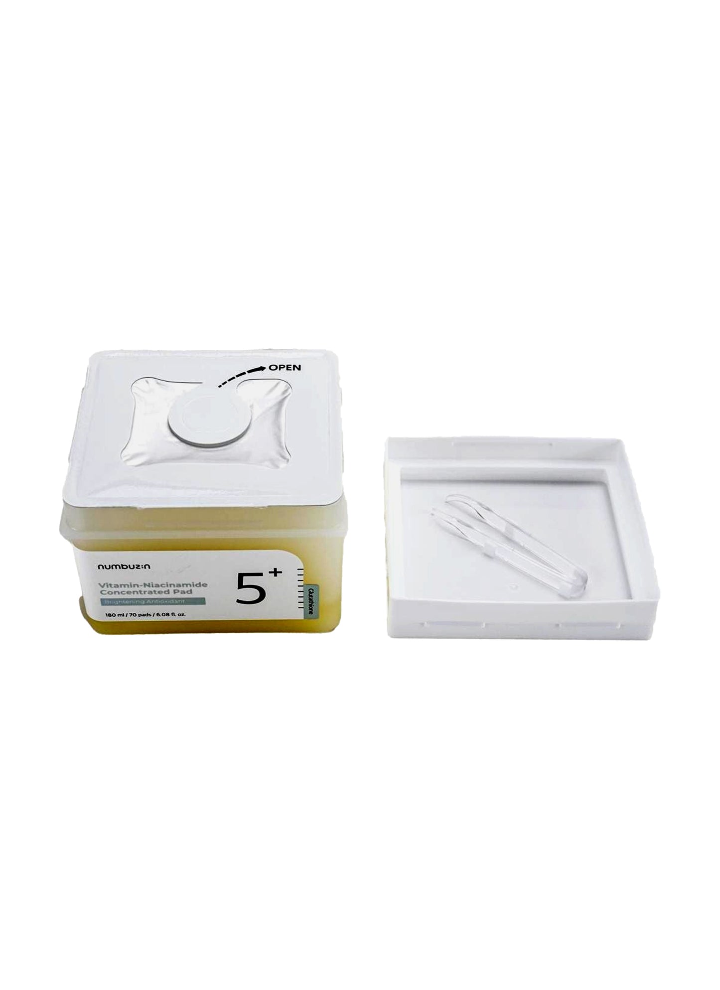 Numbuzin No.5 Vitamin-Niacinamide Concentrated Pad (70 unidades)