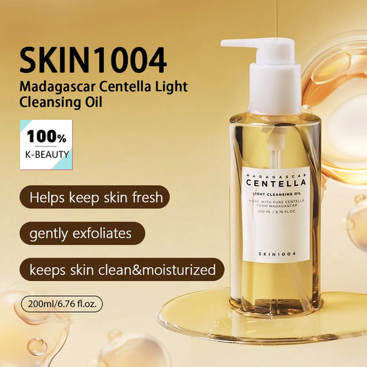 Madagascar Centella Light Cleansing Oil,Lightweight Oil Texture,Non-Greasy & Easy to Emulsify,K-Beauty,Korean Makeup