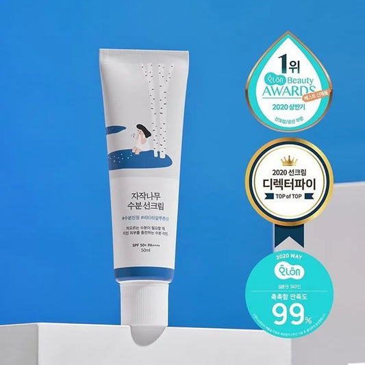 ROUND LAB Birch Juice Moisturizing Sun Cream SPF 50+ PA++++ 50Ml UV Resistance Facial Sunscreen