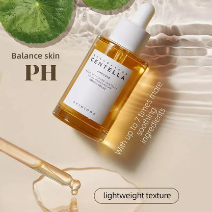 Korean Centella Asiatica Ampoule Facial Serum Soothes Acne Prone Moisturizing Repairing Skin Barrier Skincare Products 100Ml