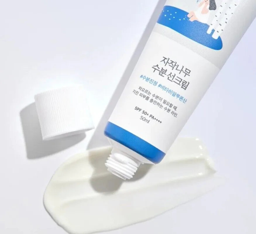 ROUND LAB Birch Juice Moisturizing Sun Cream SPF 50+ PA++++ 50Ml UV Resistance Facial Sunscreen