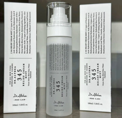 Hyaluronic Acid Dr. Althea 345 Relief Cream Mist 100Ml Original Facial Essence Spray Moisture Hydrating Smoothing All Skin Types