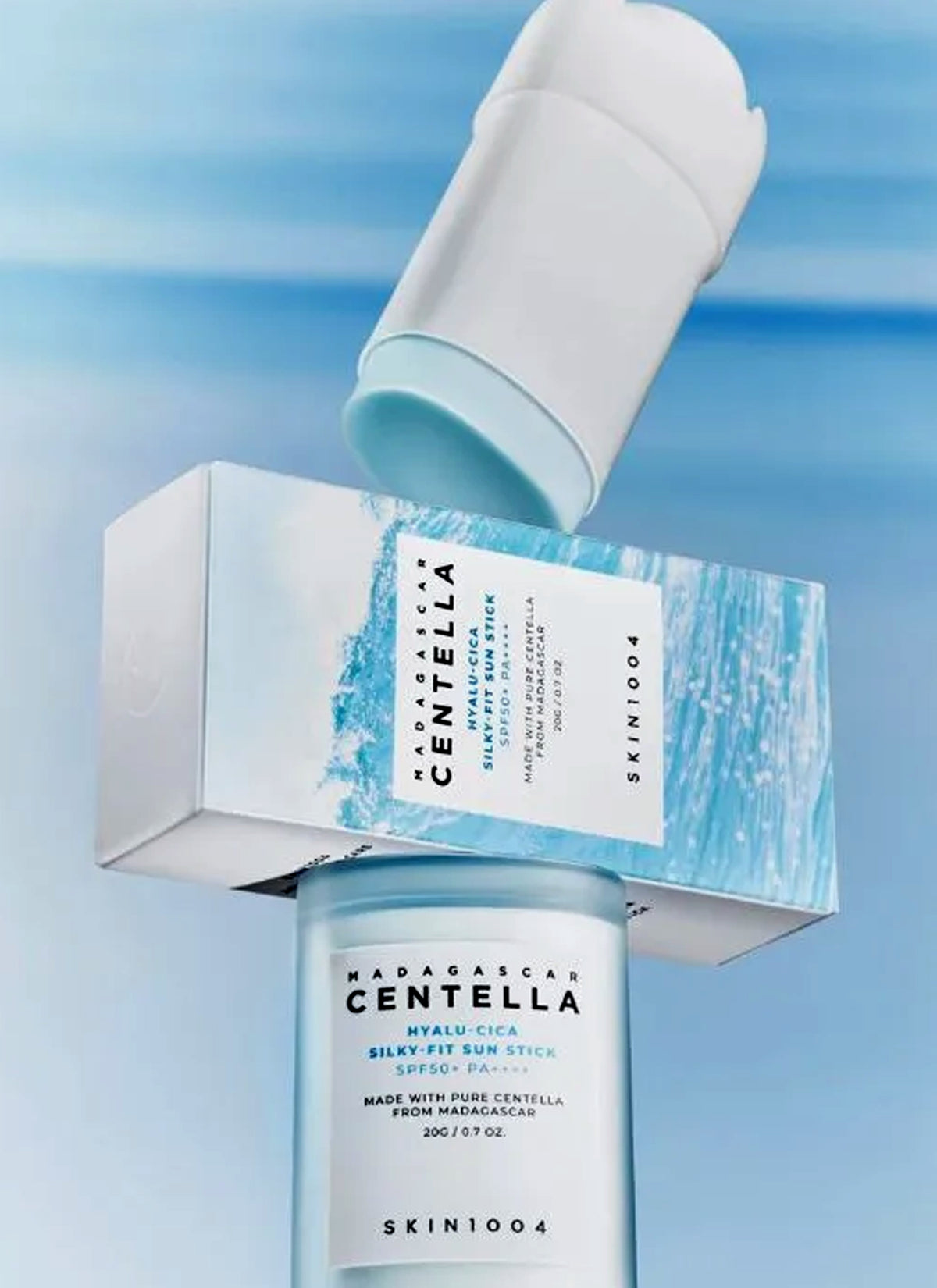 skin1004 madagascar centella hyalu-cica silky-fit sun stick 20g